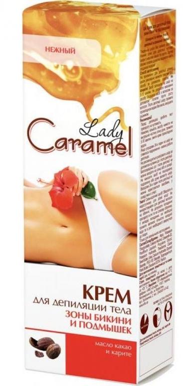 Lady Caramel Крем для депиляции "Бикини" 100мл