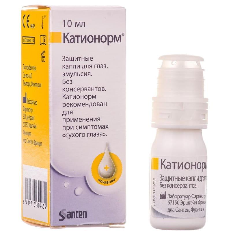 Катионорм капли глазные 10мл