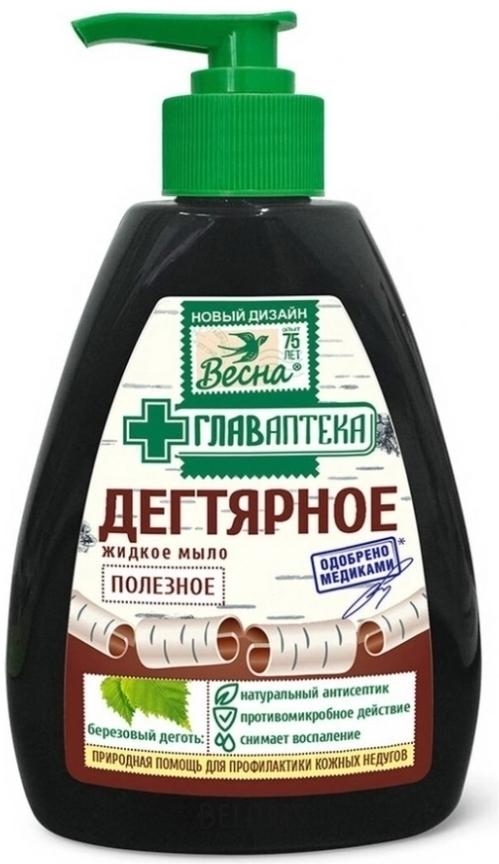 Весна Мыло жидкое Дегтярное 280г