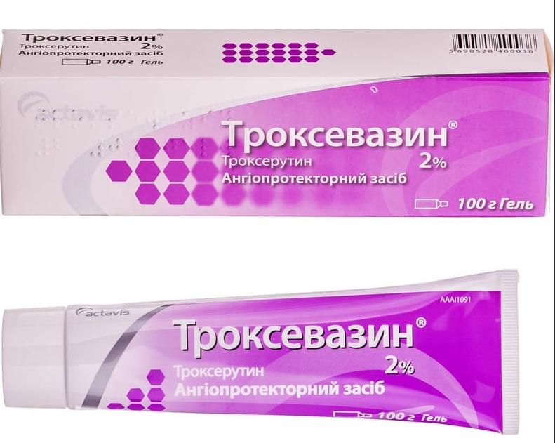 Троксевазин гель 2% 100г