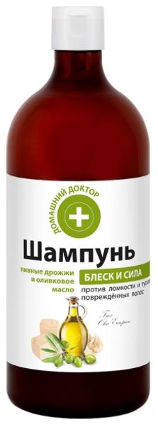 Домашний Доктор Шампунь Пивные дрожжи и оливковое масло 1000мл