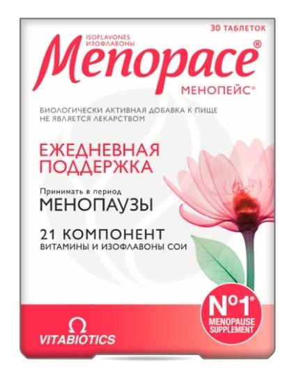 Менопейс Изофлавоны таб.№30