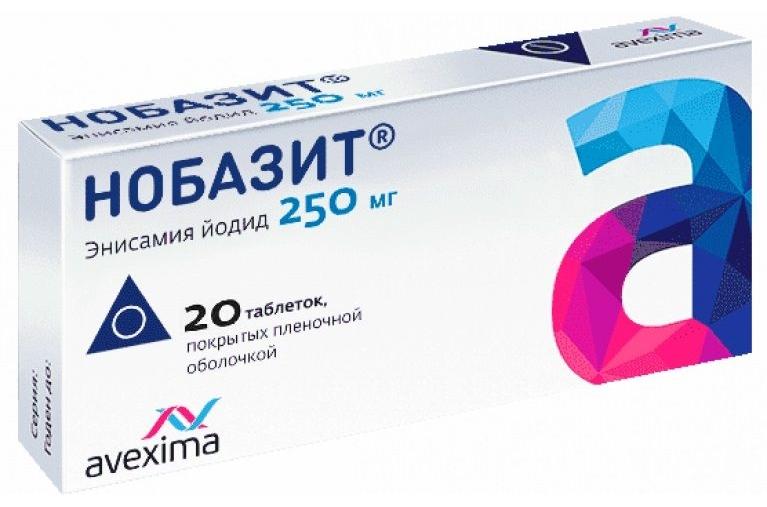 Нобазит таб. 250мг №20