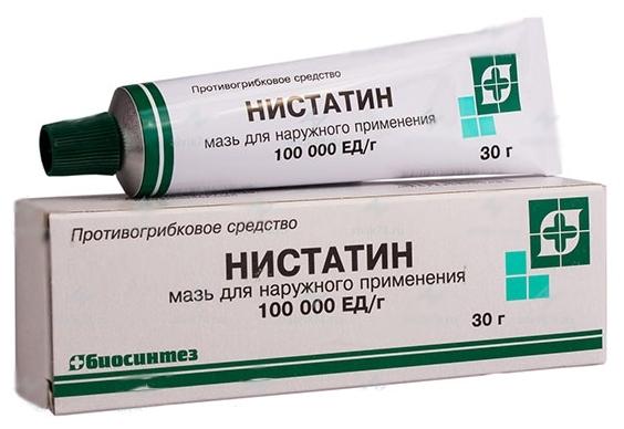 Нистатиновая Мазь 100ТЫС ЕД 30г - АПТЕКА Народная