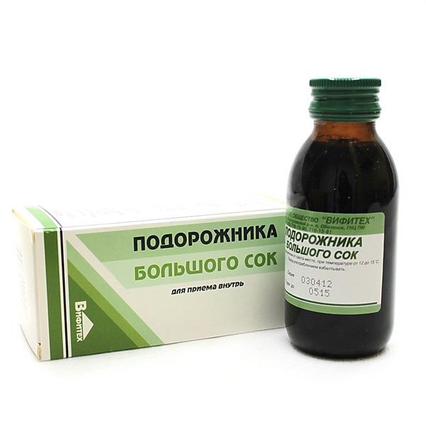 Сок подорожника 100мл