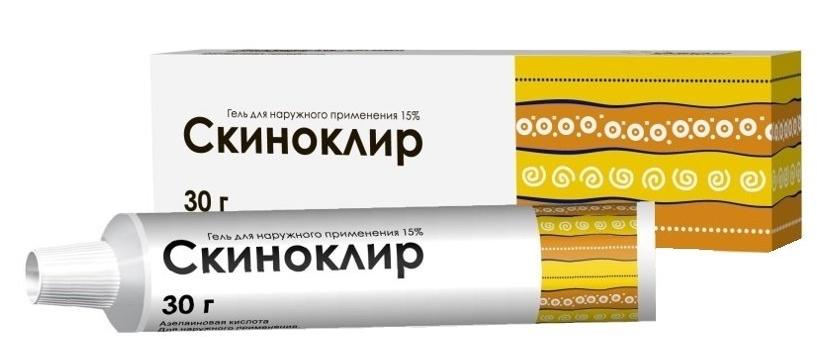 Скиноклир гель 15% 30г