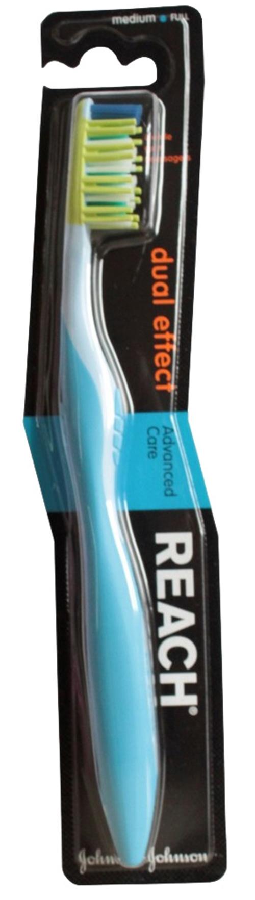 Зубная щетка Reach Dual Effect (средняя)