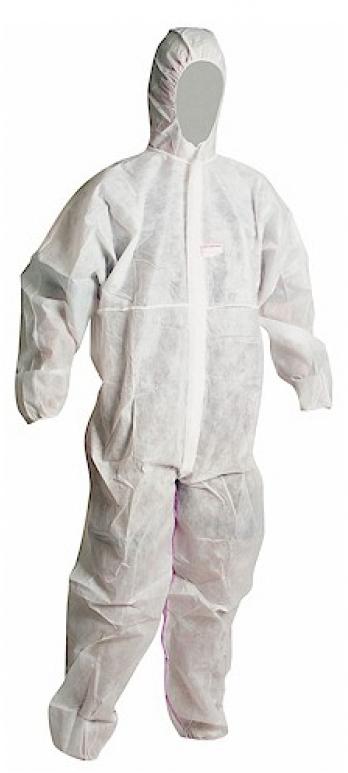 Комбинезон с капюшоном нестерильный одноразовый р.56-58