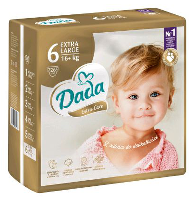 Подгузники Dada Extra Care Ext.Large р.6 (16+) №26