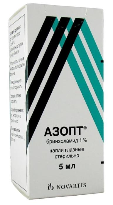 Азопт капли глазные 1% 5мл