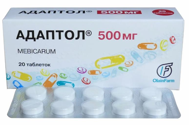 Адаптол таб. 500мг №20