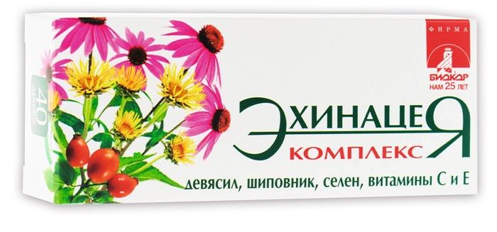 Эхинацея Биокор Комплекс драже №40