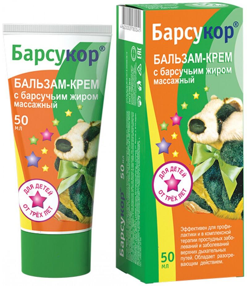 Барсукор бальзам-крем массажный 50мл