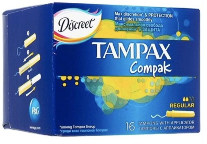 Тампоны Тампакс Compak Regular №16