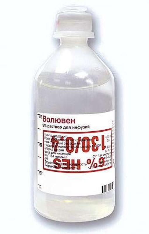 Волювен раствор для инфузий 6% 250мл